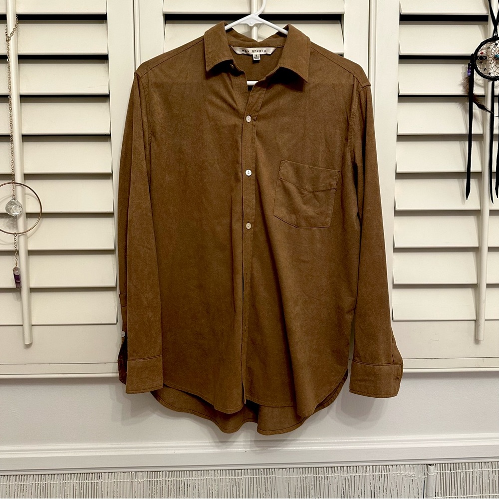 Fall Button Down Blouse